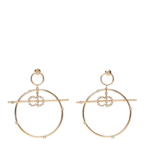 dior butterfly earings|christian dior hoop earrings.